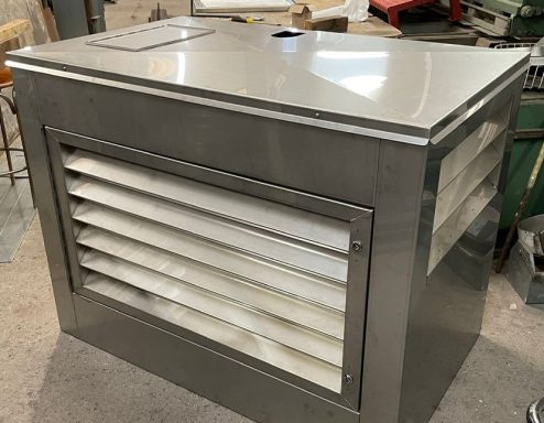 Louvred Generator Housing Marine Grade Stainless Steel
